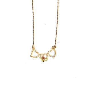 10k Gold Heart Pendant Necklace