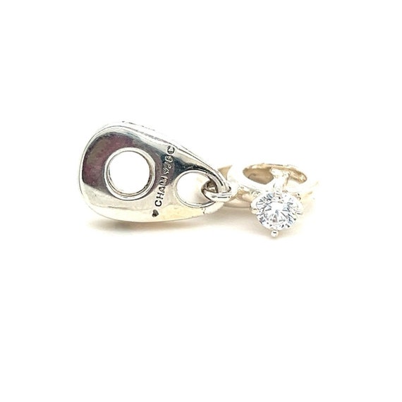 Chamilia Sparkling Cz Engagement Ring Dangle Charm
