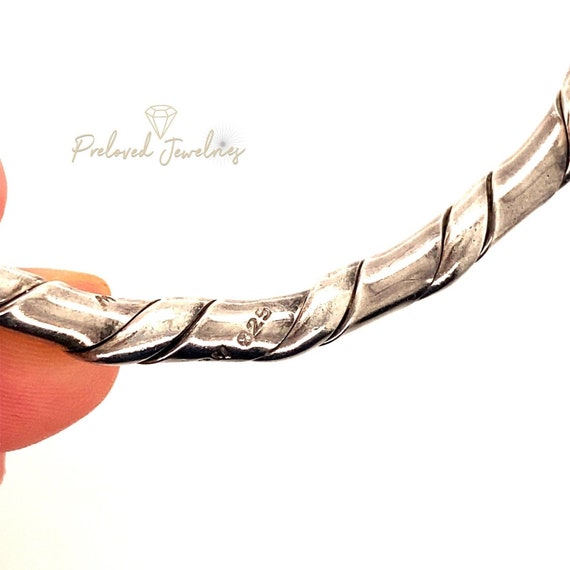 Mexican 925 Twisted Bangle - image 4