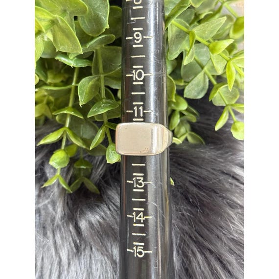 Silver Rectangular Ring - image 4