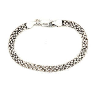 Silver 925 Mesh Chain Bracelet