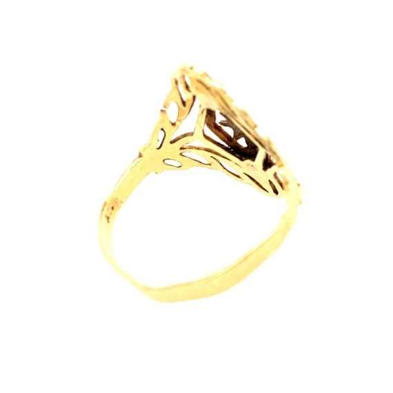 14k Two-Tone Woman's Ring - image 3