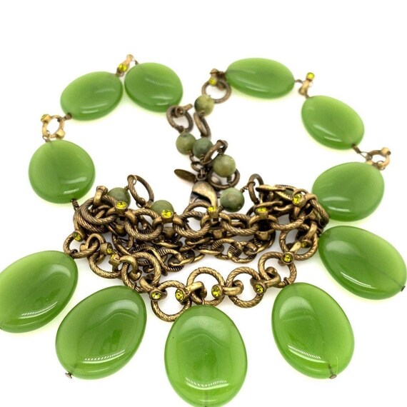 Kiam Family Green Necklace - image 2