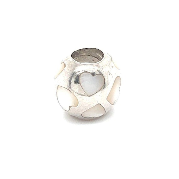 Pandora Mother of Pearl Heart Charm