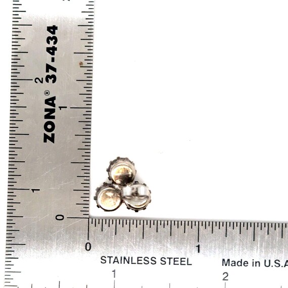 Triangular Rhinestones Stud - image 5