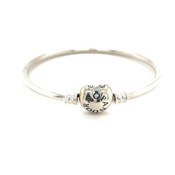 Pandora Heart Clasp Bangle - image 1