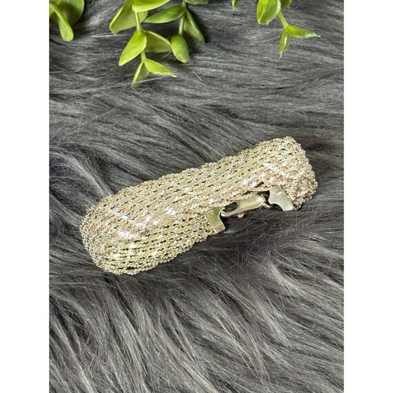 Silver 925 Flat Wide Bracelet - image 4