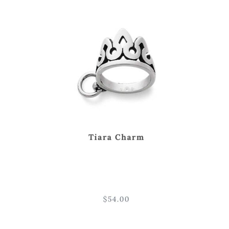 James Avery Tiara Charm Etsy