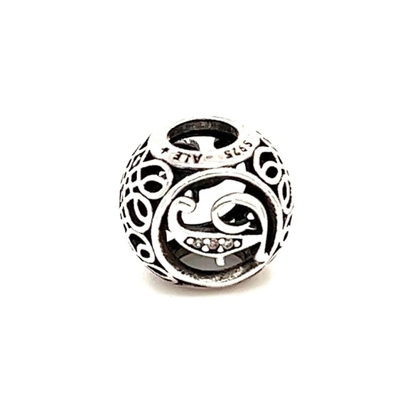 Pandora Initial F Cz Round Charm - image 3