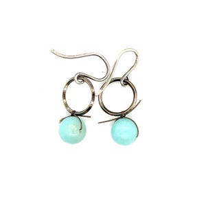 925 Silver Hook Bead Earrings