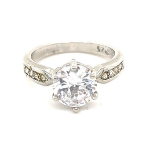 Clear Cz Ring