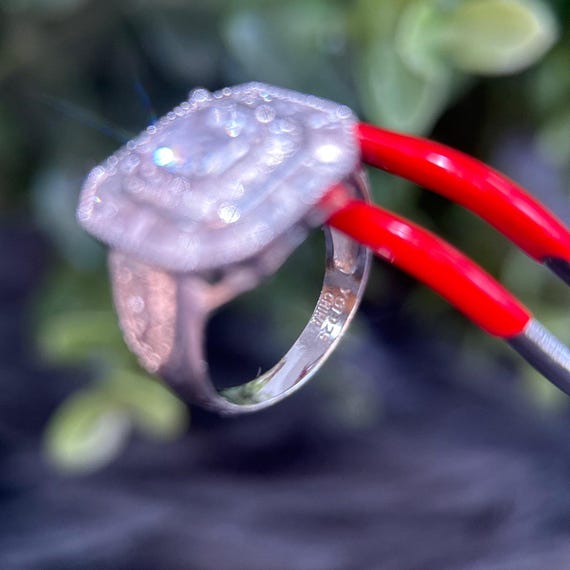 Stunning Silver 925 Cz Ring - image 9