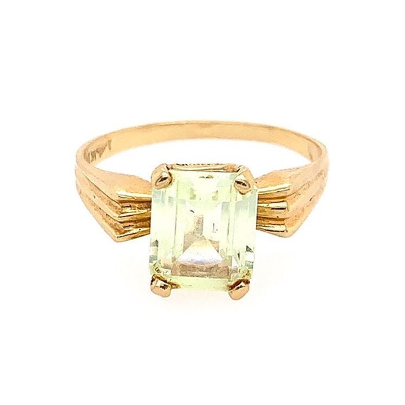 14k Small Gemstone Ring