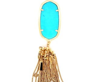 Kendra Scott Blue Stone Necklace