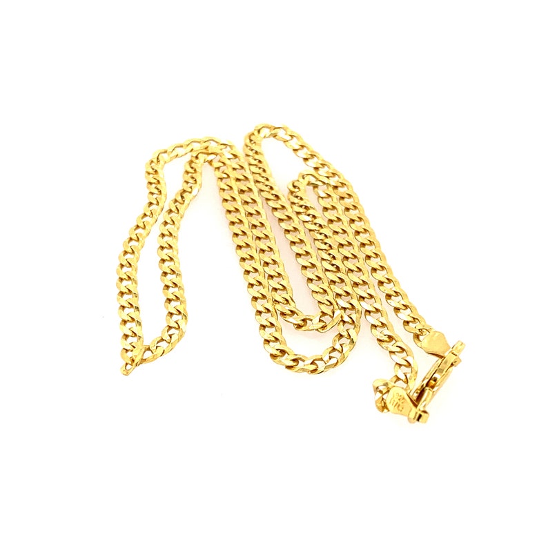 925 Gold Chain Etsy