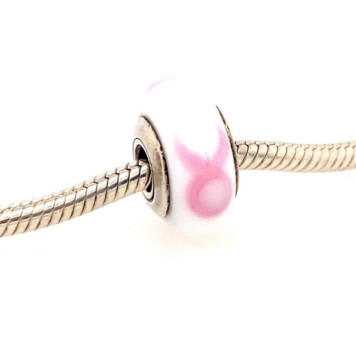 Pandora Breast Cancer Murano Charm Etsy