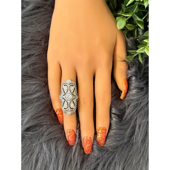 Victorian Style Statement Ring - image 7