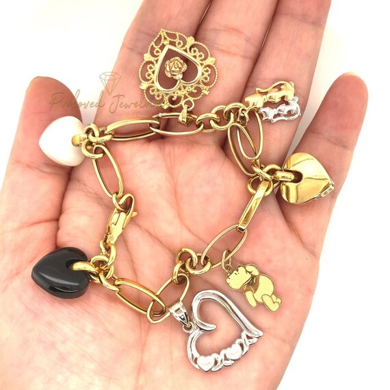 14k Charm Bracelet - image 3