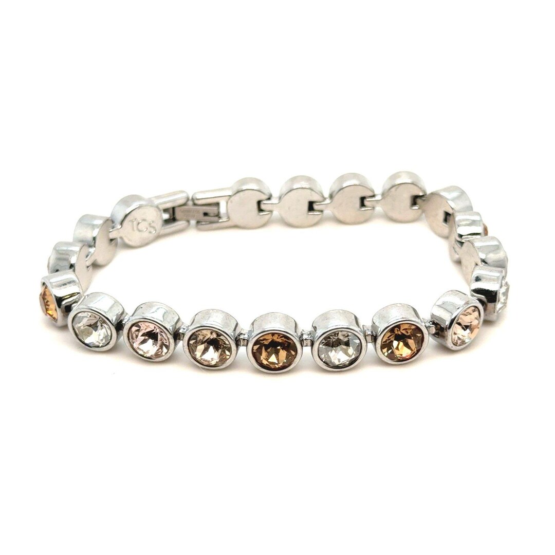 Touchstone Crystal by Swarovski Sand Ice Bracelet - Etsy