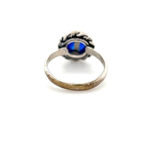925 Silver Adjustable Evil Eye Ring - image 4