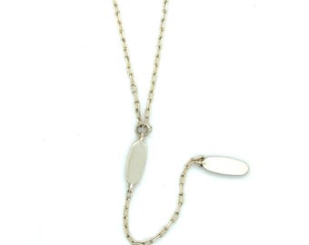 Kendra Scott Gold Y-Necklace with Oval Tags