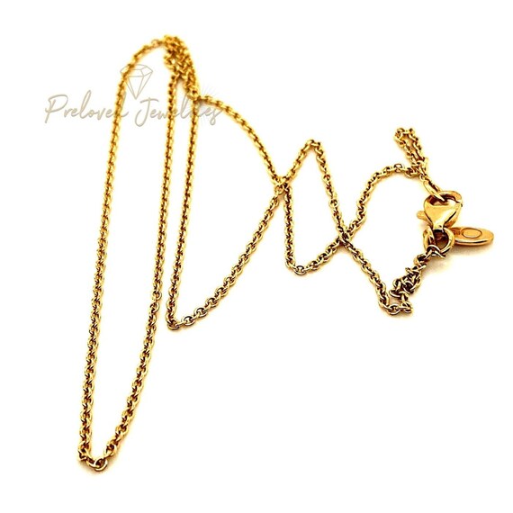 14k Gold Pandora Chain Gem