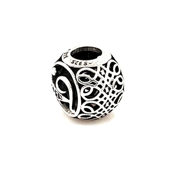 Pandora Initial F Cz Round Charm - image 2