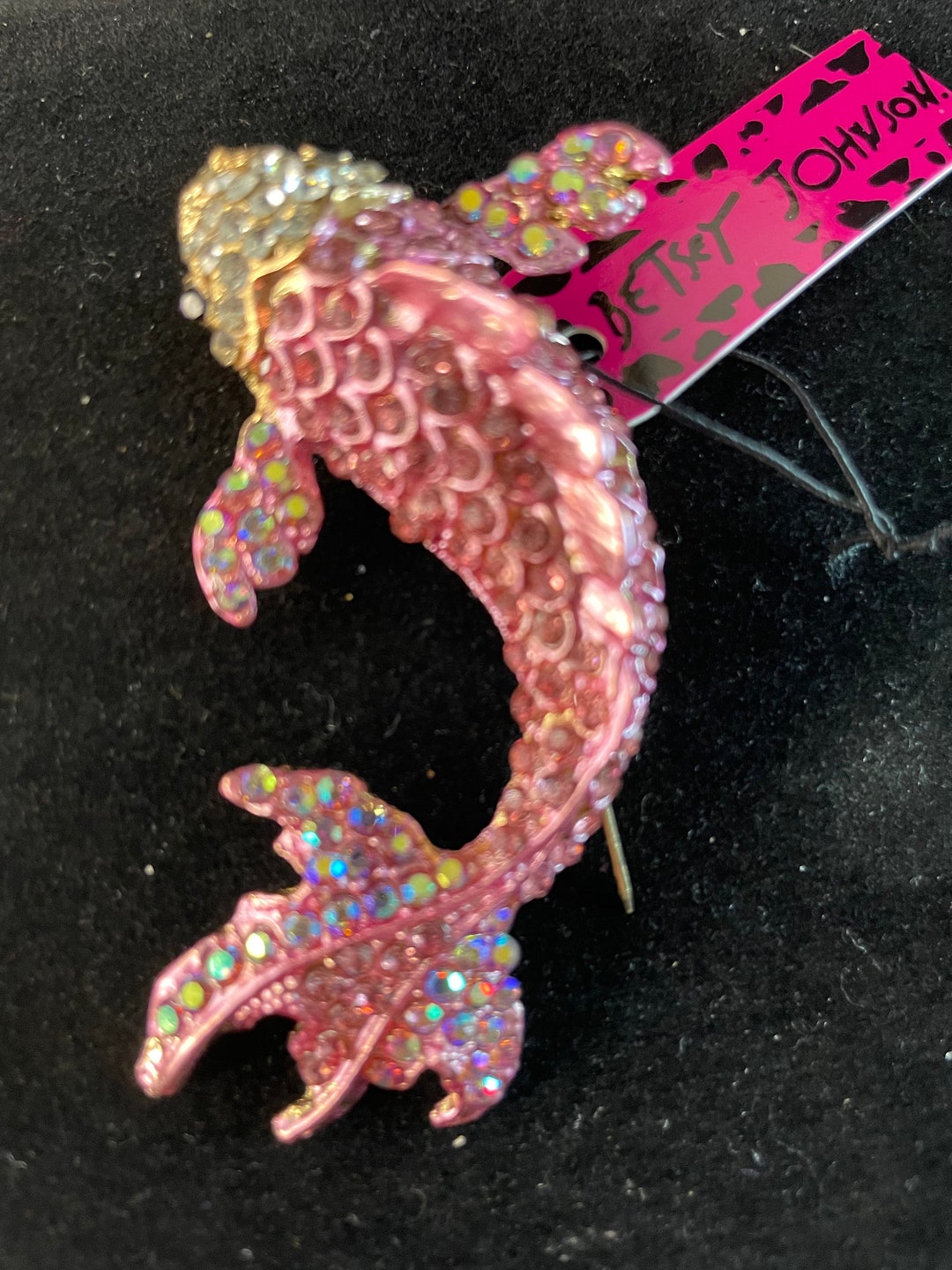 New Betsey Johnson Kio Fish Brooch Pin - Etsy