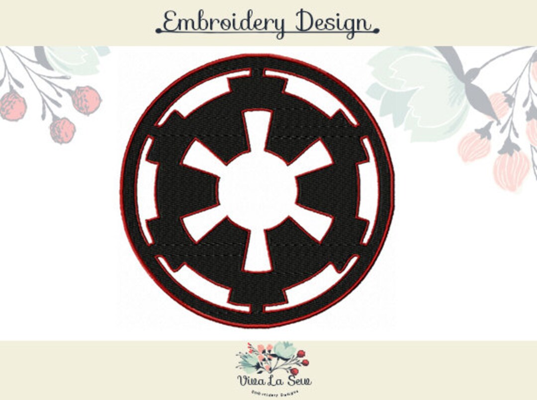 Star Wars Empire Symbol Embroidery Design - Etsy