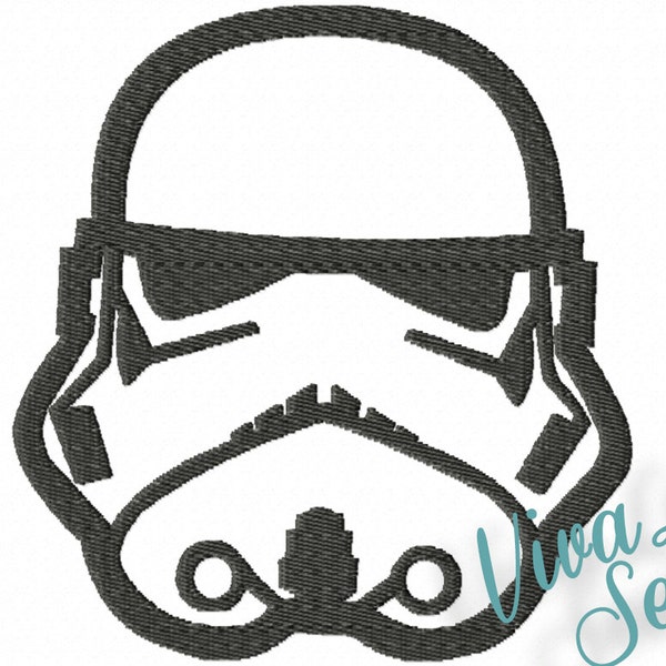 INSTANT DOWNLOAD Storm Trooper Star Wars Embroidery Design