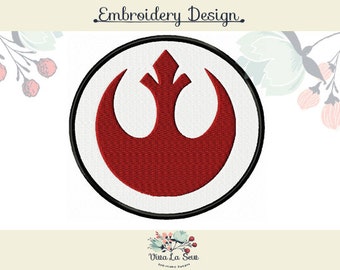 Star Wars Rebel Alliance Embroidery Design