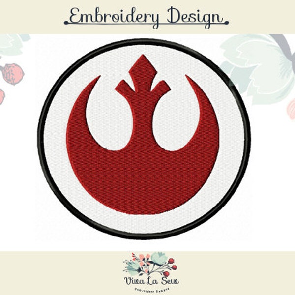 Star Wars Rebel Alliance Embroidery Design