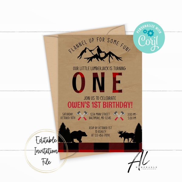 Lumberjack Birthday - Etsy