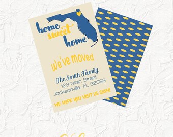 Address Change Announcement, We've Moved Card, New Address, Address Change, Moved to new state, Change of Address, Digital Printable File