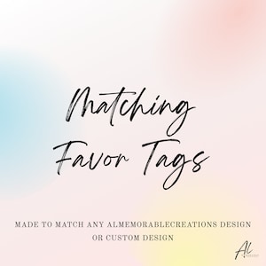Matching Favor Tags, Baby Shower Bridal Shower Birthday Baptism Party, Favor Tags, Printable Gift Tags, Gift Tags, Thank You Tags