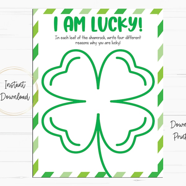 Shamrock Favor Writing Etsy shamrock-favor-writing-etsy