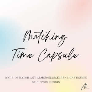 Matching Time Capsule, Birthday Time Capsule, Printable Time Capsule, Time Capsule Sign, Time Capsule Card