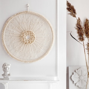Jute mandala wall hanging sale