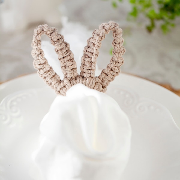 Easter celebration table decor cute bunny napkin rings bunny ears napkin holders springtime dining accessories rabbit napkin charms