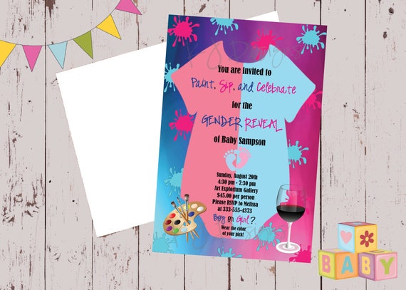 baby shower painting ideas