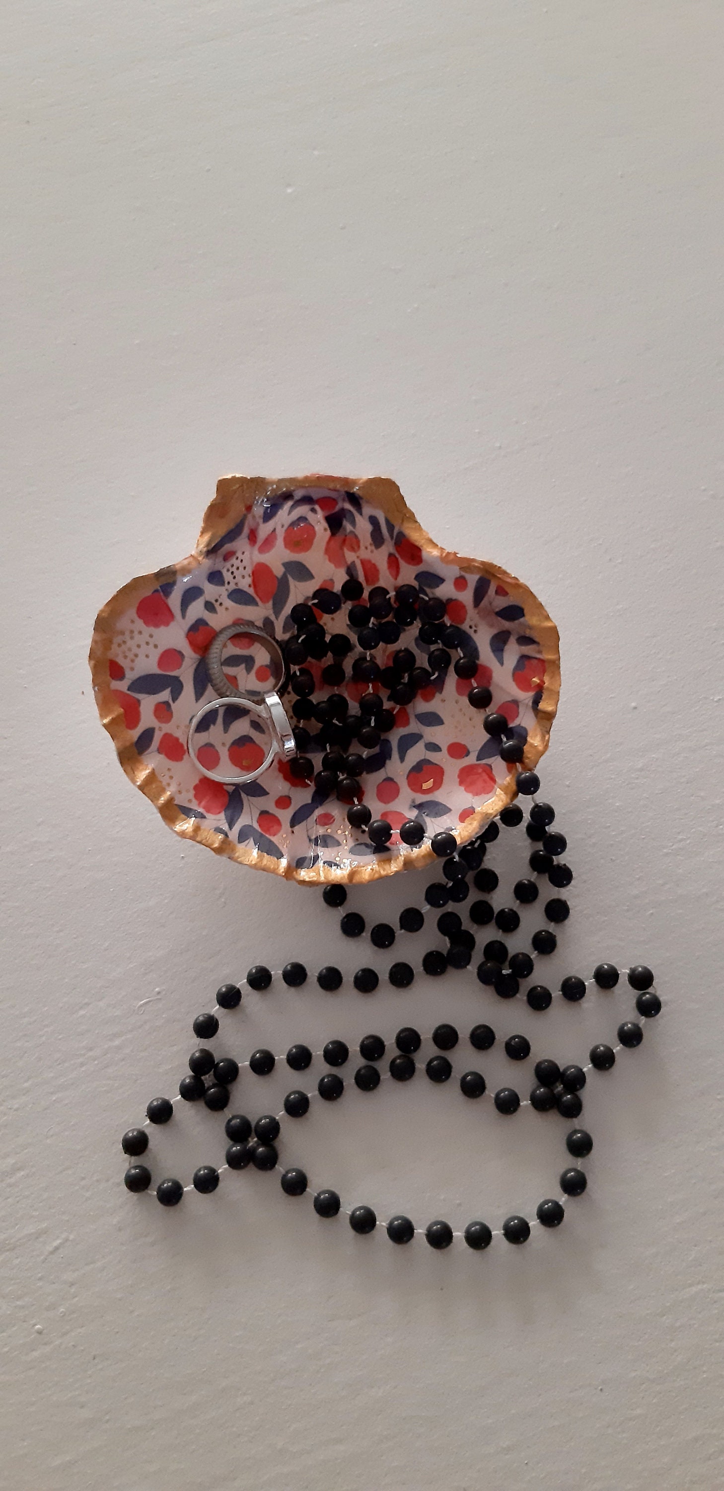 Coquille Saint Jacques Décorée/Vide Poche