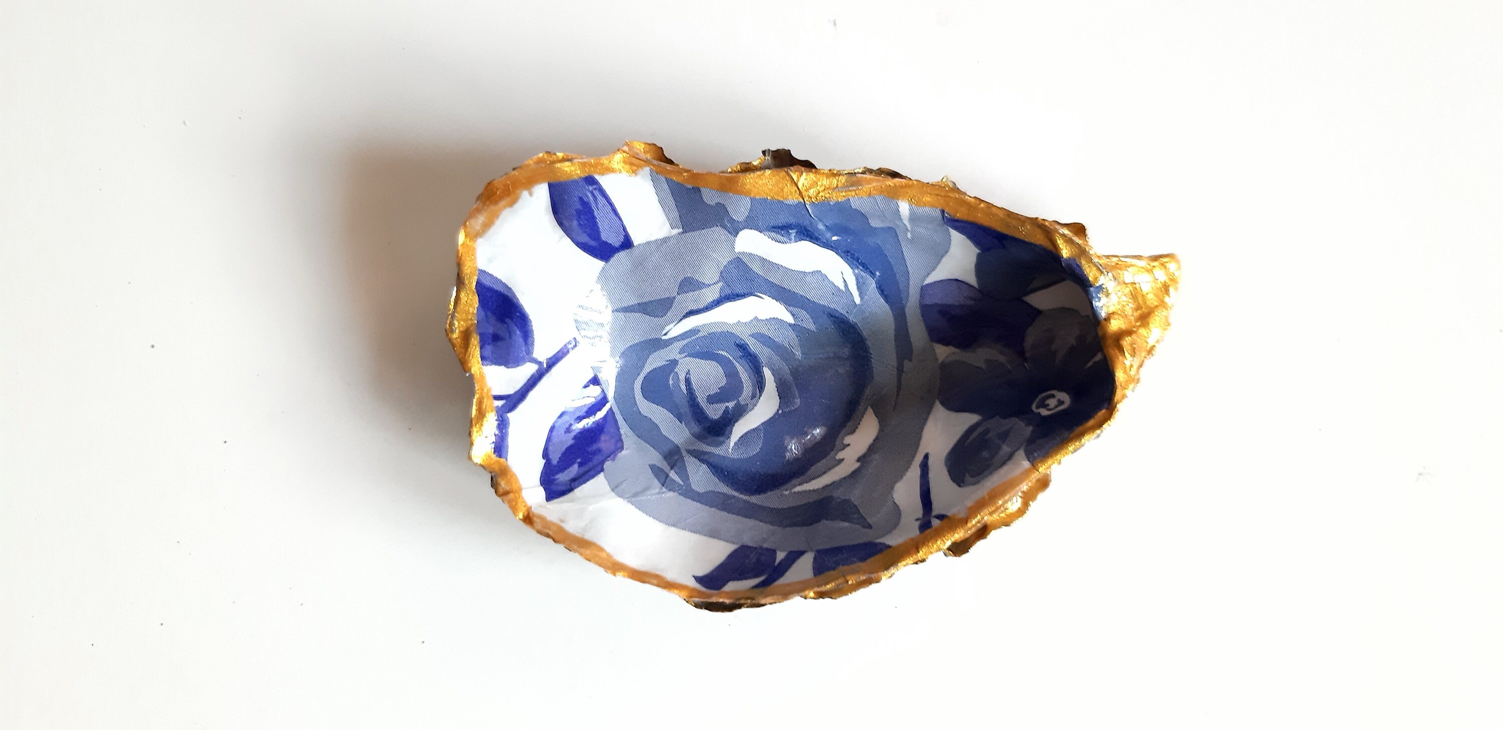 Coquille d'huître Décorée/Vide Poche