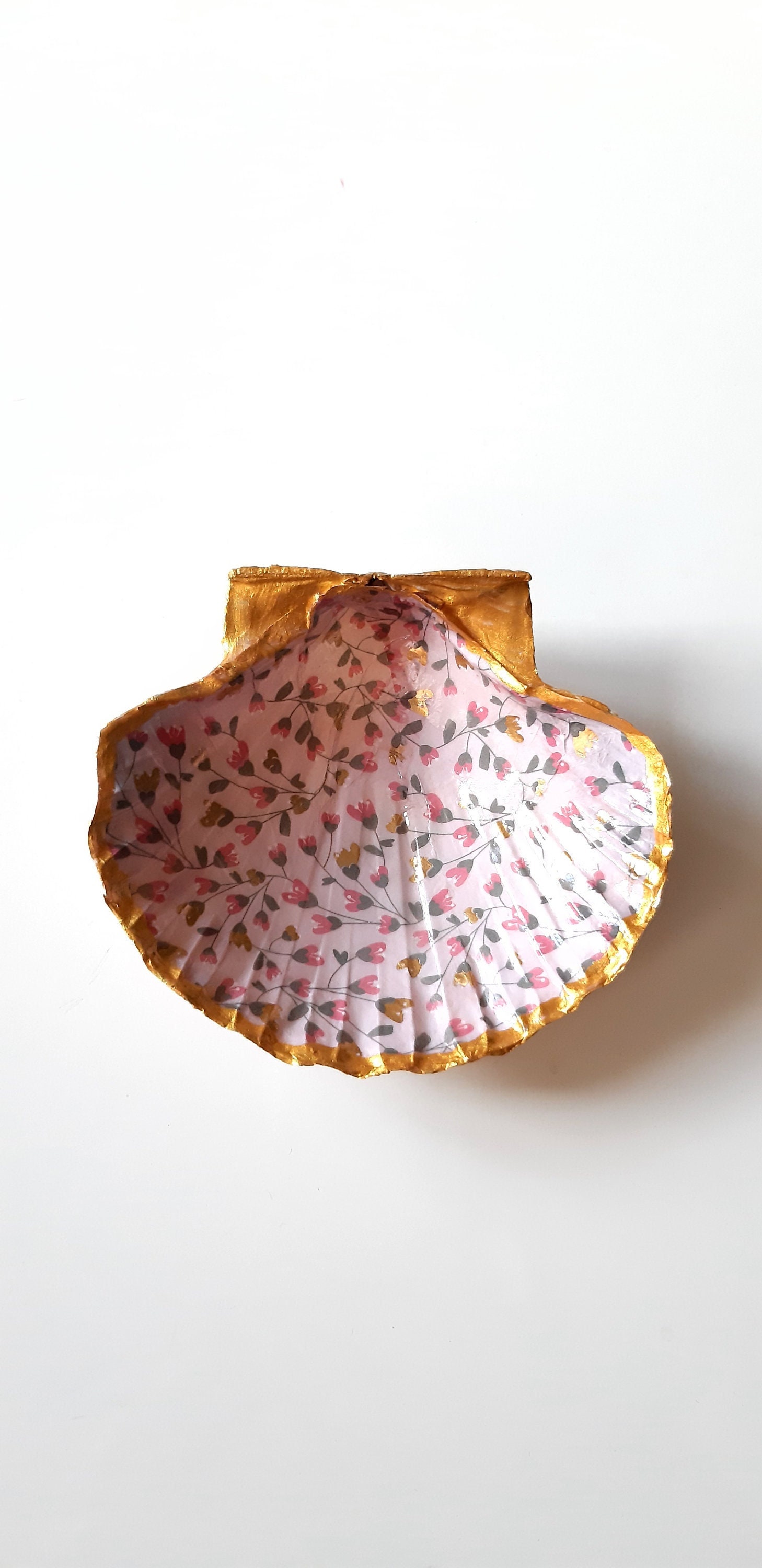 Coquille Saint Jacques Décorée/Vide Poche