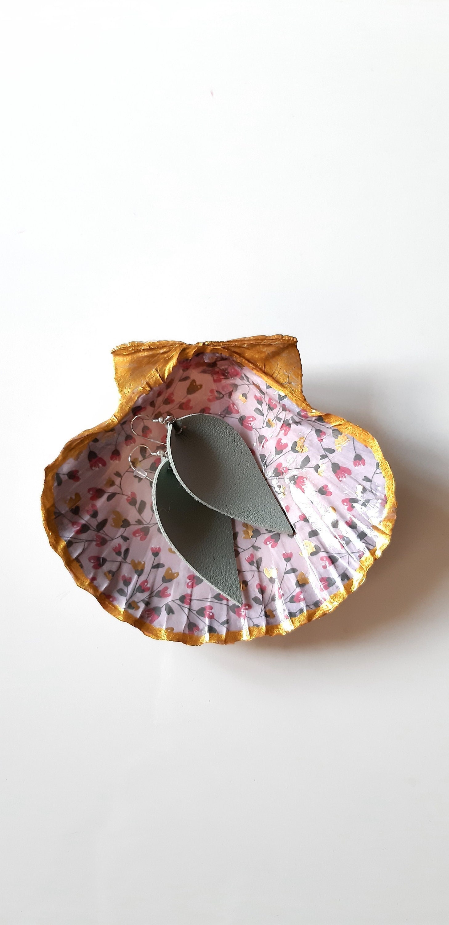 Coquille Saint Jacques Décorée/Vide Poche