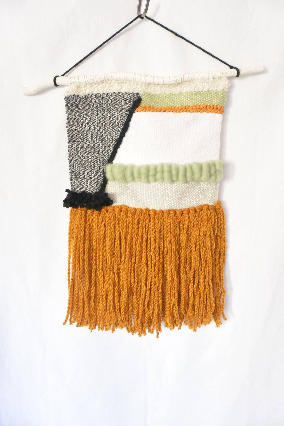 Tissage Moderne Mural en Laine