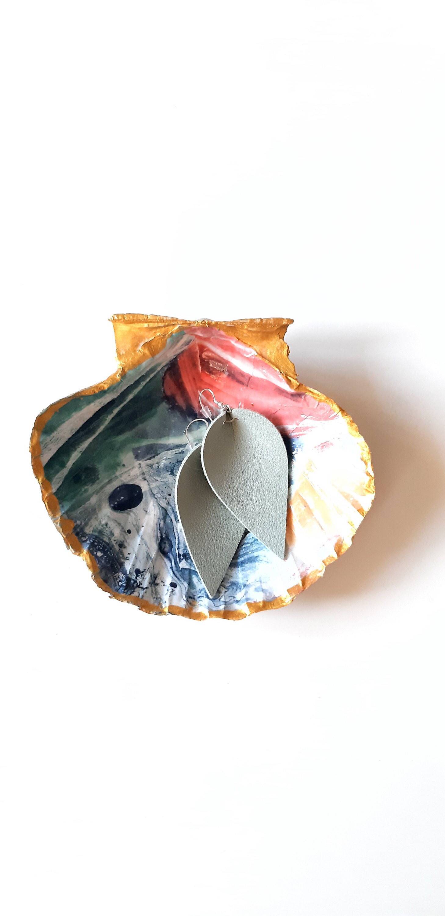 Coquille Saint Jacques Décorée/Vide Poche