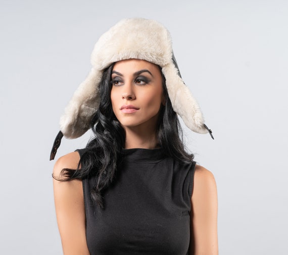Sheepskin Hat Ushanka Hat russian Fur 