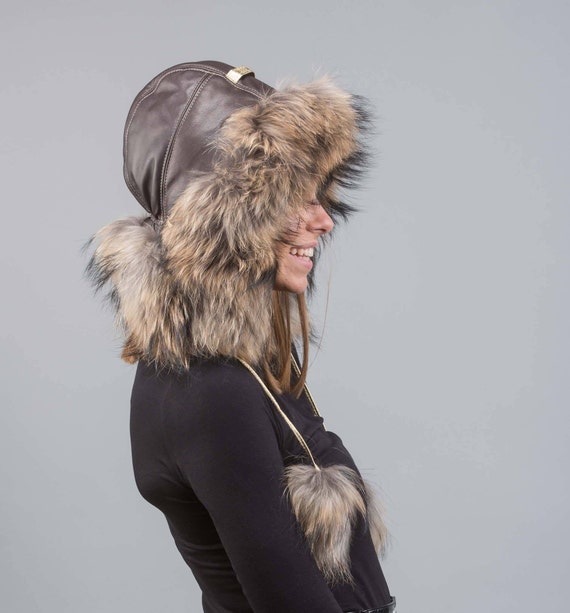 russian fur trapper hat