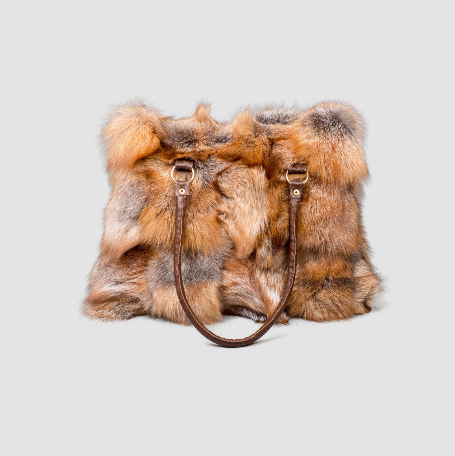 real fur bag