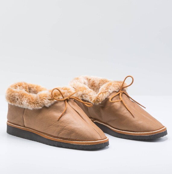 overland sheepskin slippers